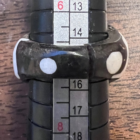 Kenyan Ring - Bone - Eagle design - (#3509) - Picture 2 of 2